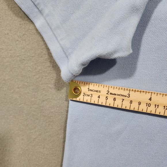 Polo Ralph Lauren Polo Shirt Mens 2XL Blue Solid Classic Fit 100% Cotton - Picture 11 of 15